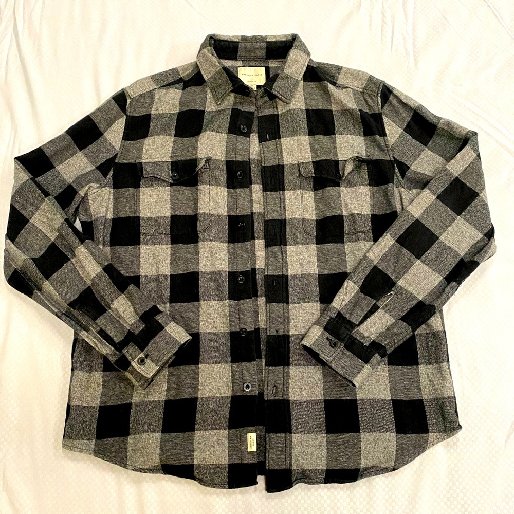 Black and Gray Flannel
